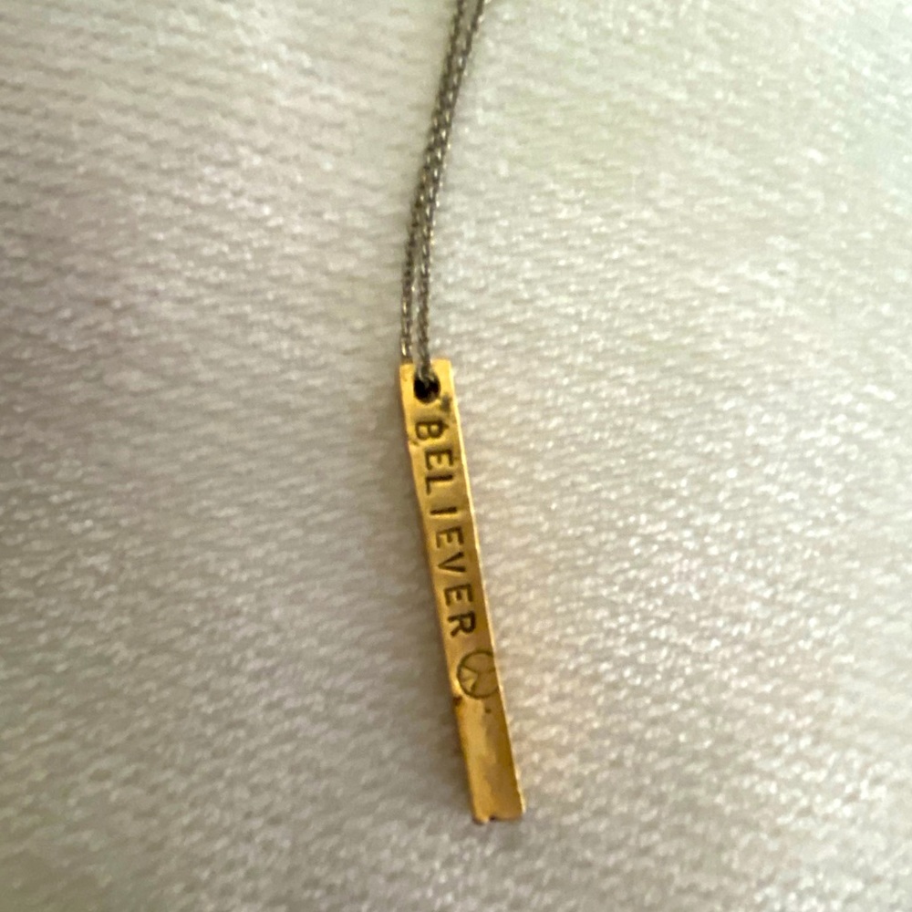 Alisa Michelle long believer, justice seeker, dreamer, lover necklace.